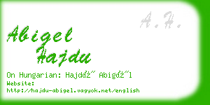 abigel hajdu business card